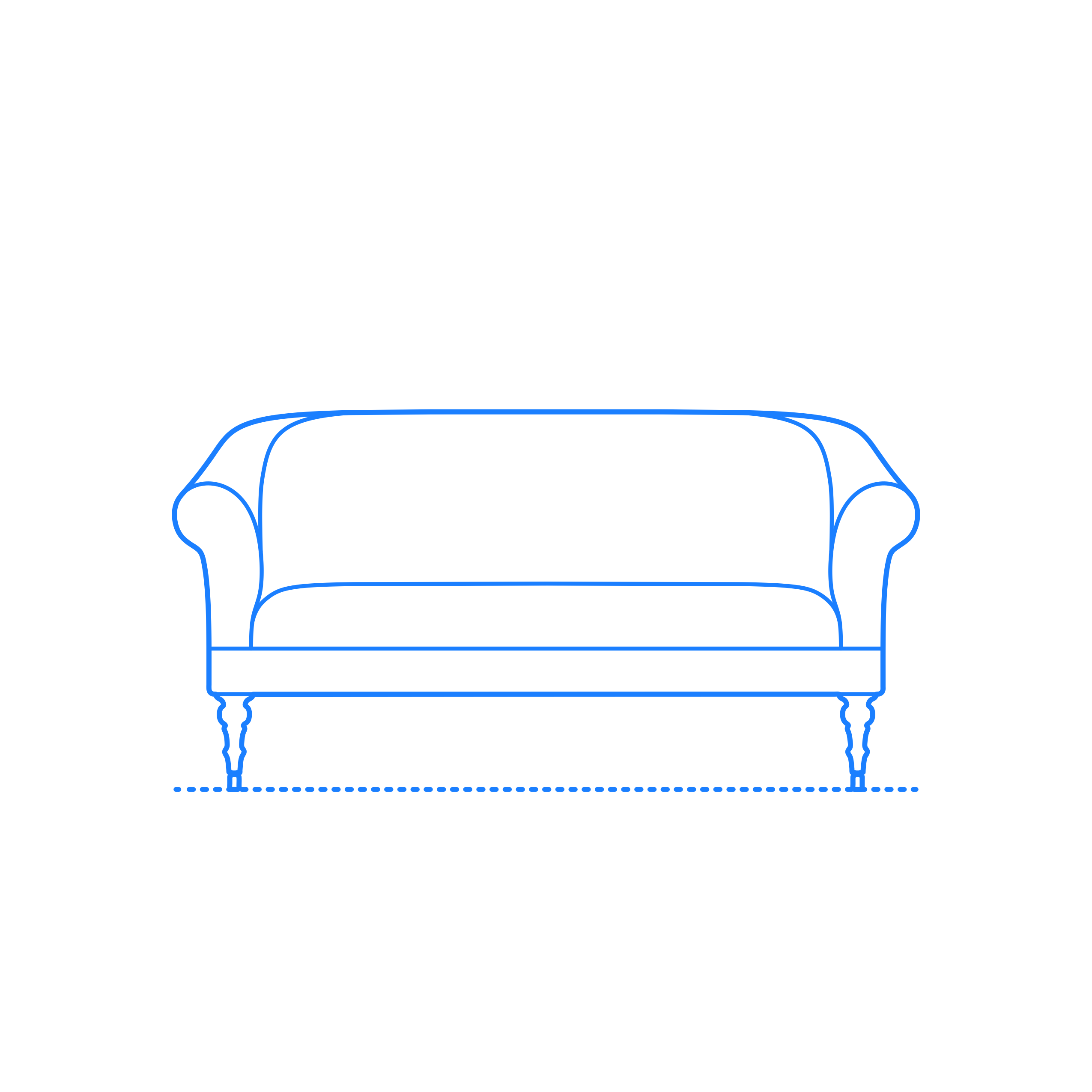 Furniture Settee Silhouette Svg Vector Free Vectors